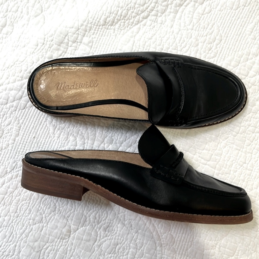 Madewell Elinor loafer mule like new. 8.5